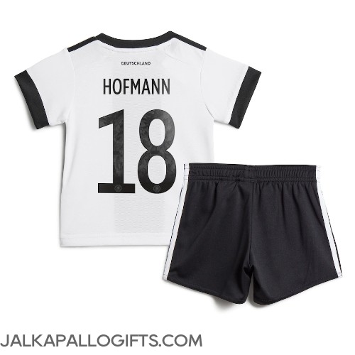Saksa Jonas Hofmann #18 Koti Peliasu Lasten MM-kisat 2022 Lyhythihainen (+ Lyhyet housut)